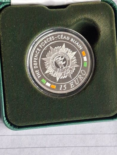 irish silver proof coin