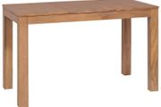 Dining Table Solid Teak Wood with Natural Finish 120x60x76 cm
