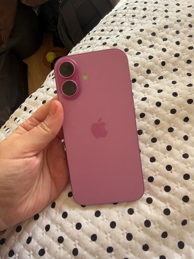 Pink iPhone 16