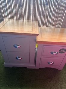 2x bedside table bedside locker