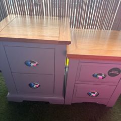 2x bedside table bedside locker