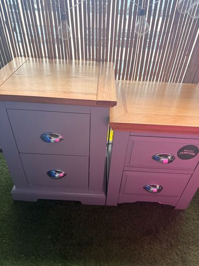 2x bedside table bedside locker