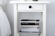 2 x Hemnes bedside table / lockers white