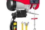 249.5 kg Lifting Capacity, 510W 220V Electric Steel Wire Winch with Wireless Remote Control, 1219 cm Single Cable