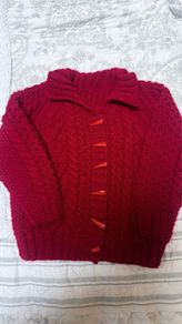 Aran Cardigan Age 4