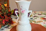 Vintage Donegal Parian China Irish Rose Tyrone Vase 7103  Made in Ireland