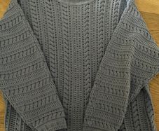 Gallery Blue Cotton Rich Jumper