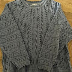 Gallery Blue Cotton Rich Jumper