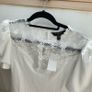 New Lipsy Lace Detail Top Image 3
