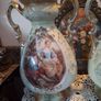 VTG Victorian Style Garniture Vases Image 2