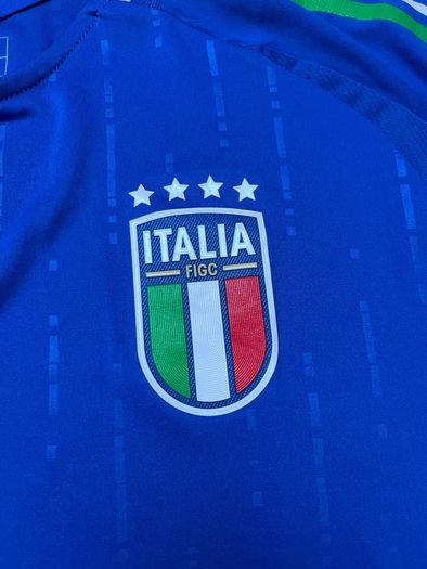 Italy Football Jersey Blue Size XL