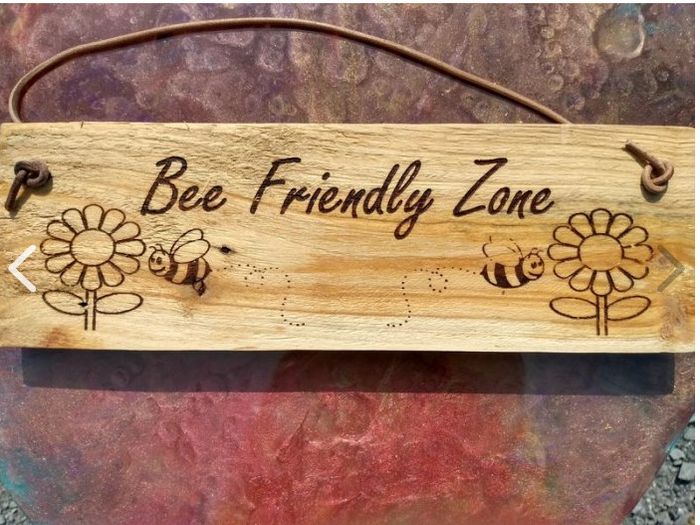 Backyard Garden Rustic Wooden Sign - Its Not A Shed Its An Office