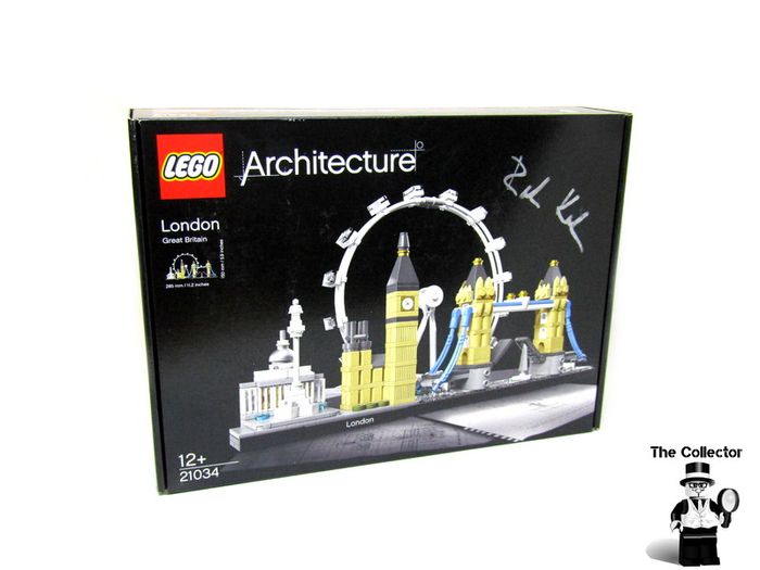 LEGO 21034 Architecture London Skyline Signed by Designer Rok Zgalin Kobe Very Rare