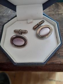 silver cufflinks