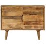 Sideboard Solid Mango Wood 90x30x69 cm Image 5