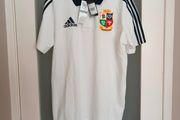 Adidas British &amp; Irish Lions Tour of Australia 2013 rugby polo shirt