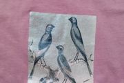 Pull and Bear t shirt dusky pink birds 10