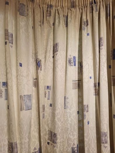 Sitting room curtains pencil pleats Michael Murphy