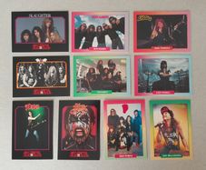 Vintage Heavy Metal trading cards