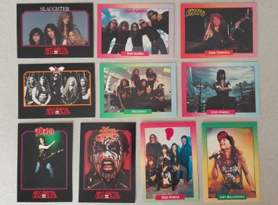 Vintage Heavy Metal trading cards