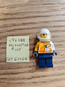 lego cty1198 helicopter pilot, set 60260