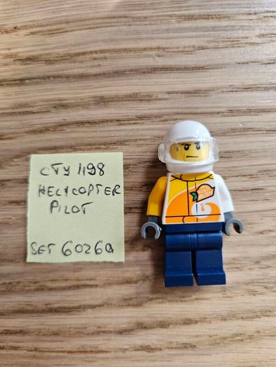lego cty1198 helicopter pilot, set 60260