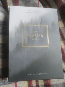 nKJV Abide Bible brand new in Box isbn: 9780785226642  Stone Leathersoft