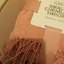 Brand new pink chenille throw Image 3