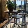 Helen James Considered Chevron Wood Table Nest Image 2