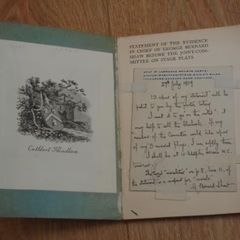 George Bernard Shaw and Stage Censorship. Two Copies of the Privately Printed "Statement of the Evidence of George Bernard Shaw Before the Joint-Committee on Stage Plays (Censorship and Theatre Licensing)" and Three A.L.S. From Shaw