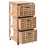 Bathroom Cabinet 41x41x91 cm Solid Walnut Wood Image 3