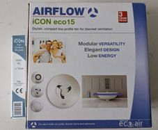 Airflow iCON eco15 Extractor Fan + Timer - Brand New