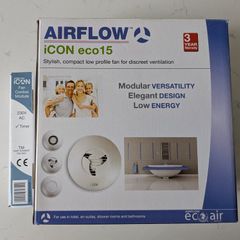Airflow iCON eco15 Extractor Fan + Timer - Brand New