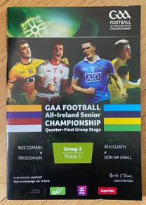 2018 Tyrone v Roscommon & Dublin v Donegal - Senior Football Championship Group 2 Phase 1 Programme