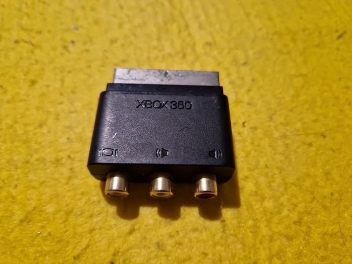 xbox 360 scart adapter for image cable