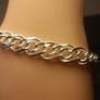 Sterling Silver Double Curb Link Bracelet Image 2