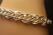 Sterling Silver Double Curb Link Bracelet