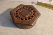 Wood Vintage Jewelry Box || Hexagon Shape