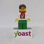 Lego Promotional Yoast Minifigure Special Limited Edition Super Rare Minifigure  Lego Promo Kit Figure YOAST On Magnet Holder Also With Scooter Very Rare   Little is known about these figures but one thing i do know is that they are rare and hard to find Image 5