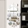Geometric Circle Mirror Wall Sticker Decoration Image 2