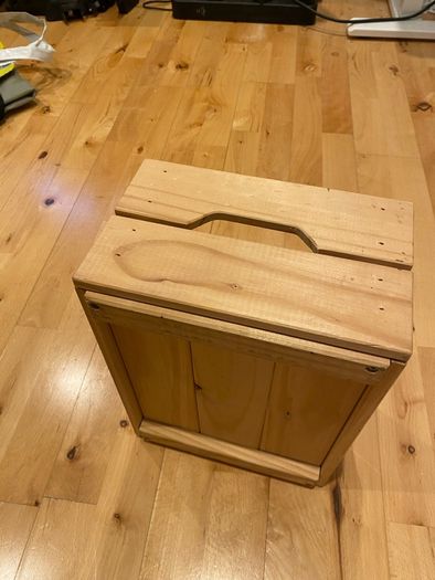 6x IKEA pine storage boxes (KNAGGLIG)
