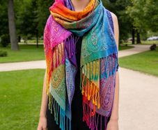 Boho Style Tassel Scarf - exccellent gift
