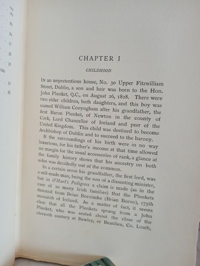William Conyngham Plunket: Fourth Baron Plunket and Sixty-First Archbishop of Dublin; A Memoir by Frederick Douglas (LP187)