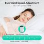 Dual Semiconductor Dehumidifier for Bathroom Basement Up to 20 with 2L Watertank, with 1.5m Drain Hose, Auto Defrost and Intelligent Humidity Control Image 2