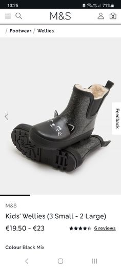 Super cute M&S wellies size 5 (21.5) BNWT