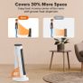 Space Heater, Ceramic Heaters for Home Low Energy, Electric Heater with Thermostat 3 Mode 3 Speed, 45 Degree Oscillating, 12H Timer, 2000W, Tip-Over Protection, Portable Heater for Office, Study (FREE POSTAGE) Image 5