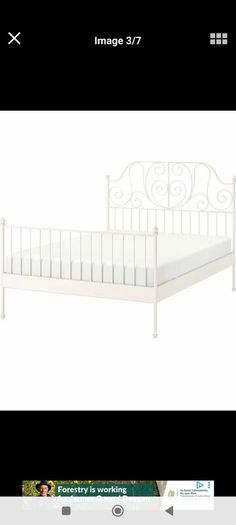 IKEA LEIRVIK Double Bed Excellent Condition