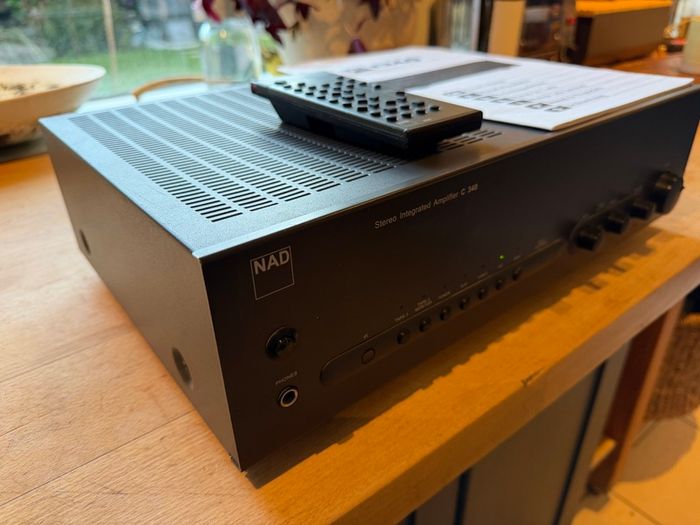 NAD C340 Stereo Integrated Amplifier with original remote