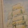 Signed Watercolour by P. Simmons "Sailing Ship" Image 4