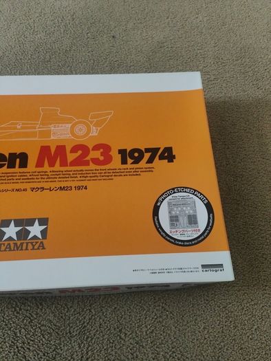 Tamiya 1/12 McLaren M23 1974 Formula 1. E.Fittipaldi/D.Hulme. 12045 limited edition.